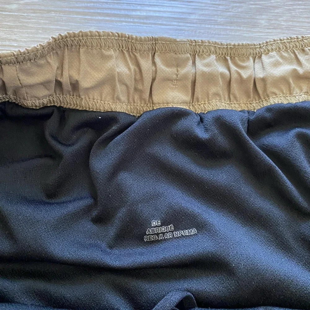 The North Face Lightweight Hiking Shorts Men's L Beige Flash Dry Lined Outdoor